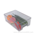 PET Refrigerator Food Storage Box With Lid